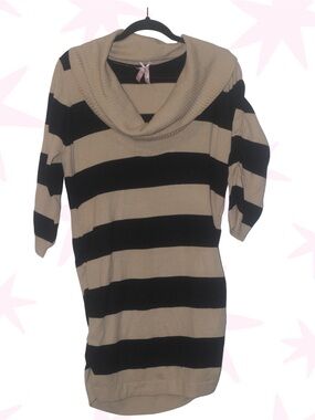 Derek Heart cowl neck tunic 1X